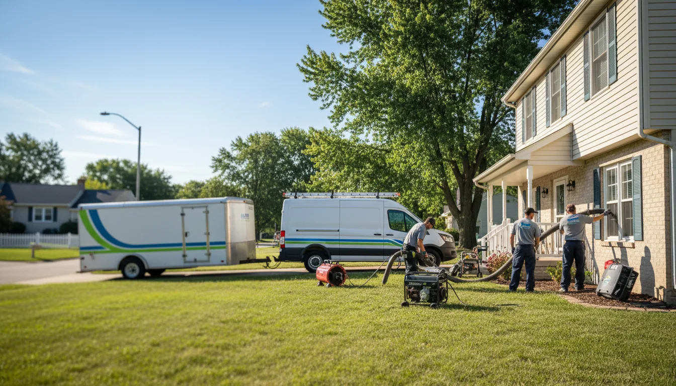 Flooded Basement Restoration And Cleanup With Repair in Speedway, IN near me